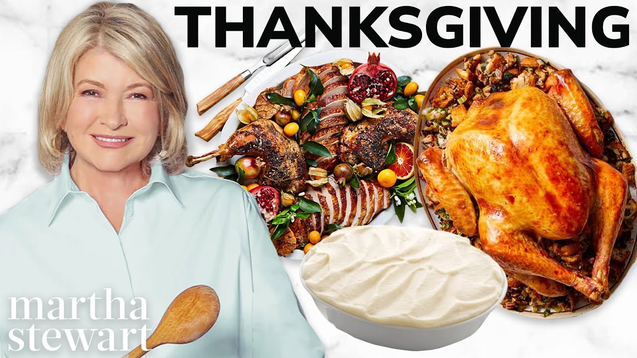 Martha Stewart Shares Her Best Thanksgiving Recipes π