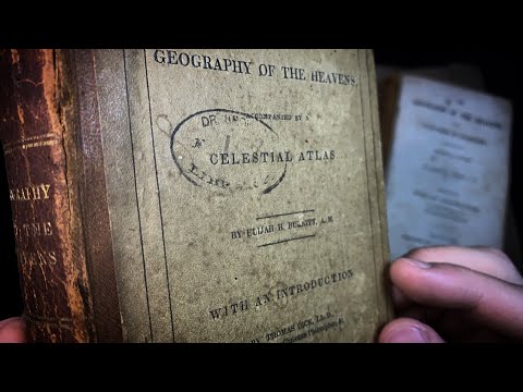 Old 1836 Astronomy Book & Maps 🌌 | ASMR Whisper