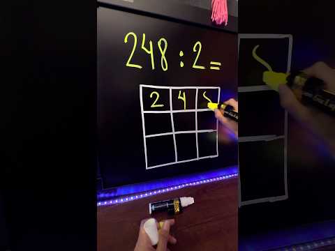 DIVISÃO PARA INICIANTES #asmr