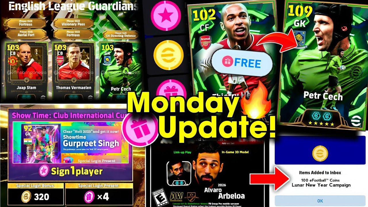 What Is Coming On Monday And Next Thursday In eFootball 2026 Mobile | Free Epic, Monday Update