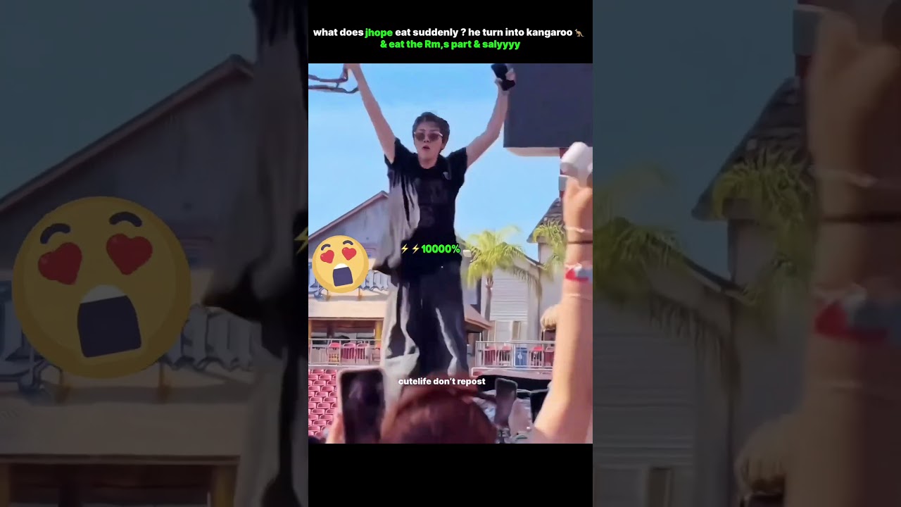 J-Hope Jumps Like a Kangaroo & Eats RM's Part 🦘