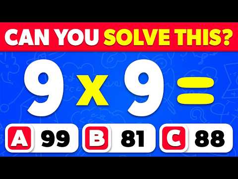 Can You Pass This Maths Quiz? ➗✖️🤓 | EASY to IMPOSSIBLE | The Ultimate Math Quiz