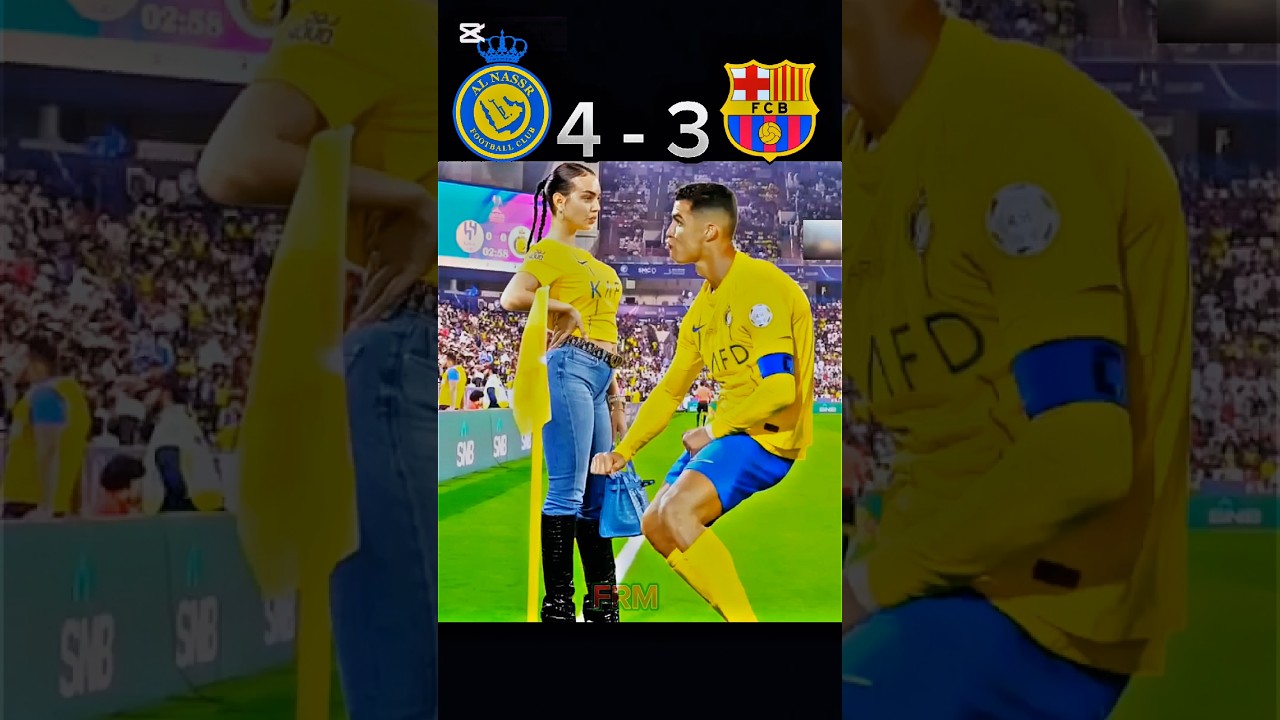Epic Fantasy Match: Al Nassr vs. Barcelona ⚽️ | Highlights & Moments