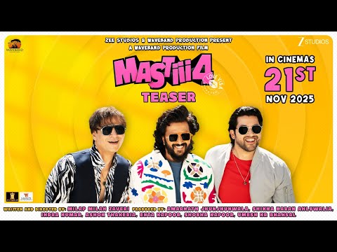 Mastiii 4 - Official Teaser | Riteish Deshmukh | Vivek Oberoi | Aftab Shivdasani | 21st Nov