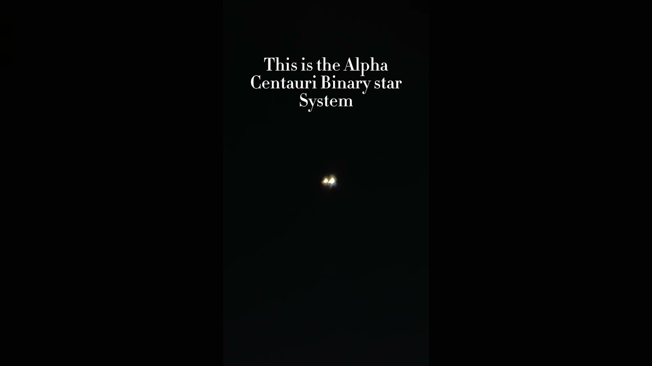 Alpha Centauri Through My Telescope 🌟