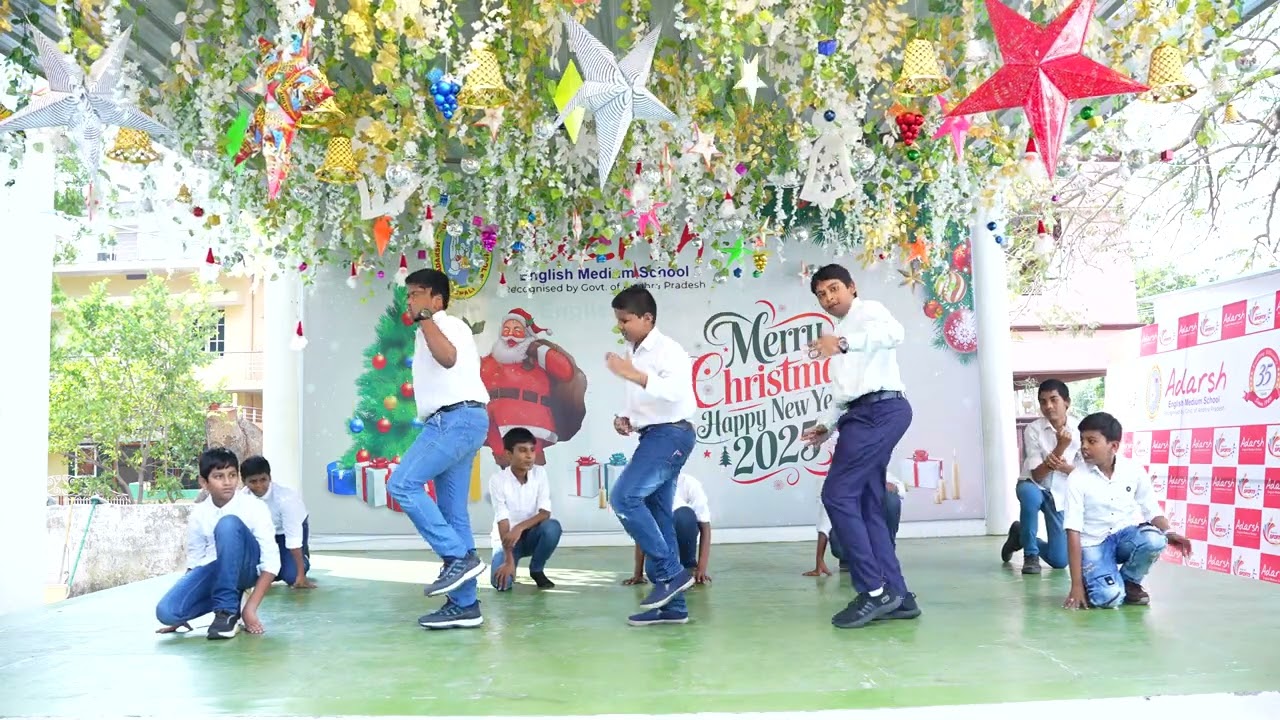 ADARSH Semi Christmas Celebrations Song 2