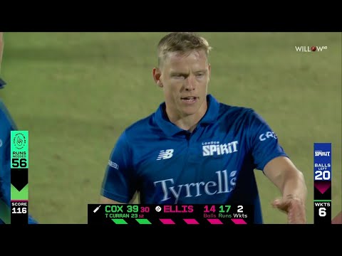 Nathan Ellis 3 wickets vs Oval Invincibles |Oval Invincibles vs London Spirit| The Hundred 2022