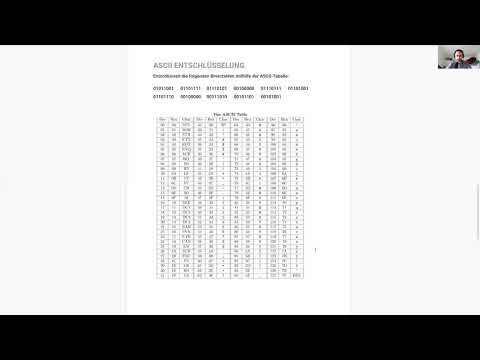 Wirtschaftsinformatik - Codes - Aufgabe "ASCII Entschlüsselung" - Prof. Dr. Nicolas Meseth