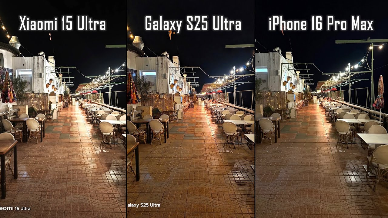 Xiaomi 15 Ultra Vs Galaxy S25 Ultra Vs iPhone 16 Pro Max Camera Comparison