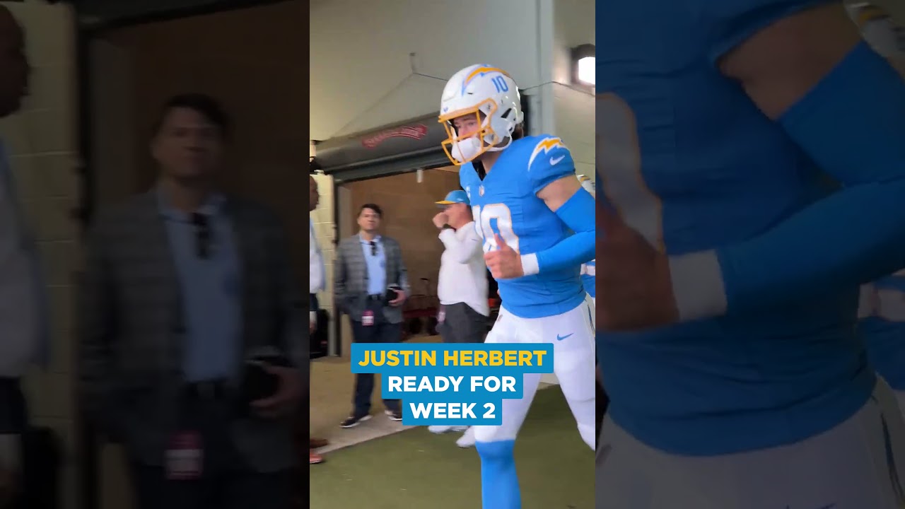 Justin Herbert Leads Chargers into Week 2 Battle Against Titans at Nissan Stadium 🏈