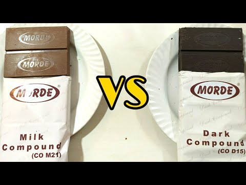 Milk compound VS Dark compund chocolate | Morde Milk compounjd and dark compound chocolate