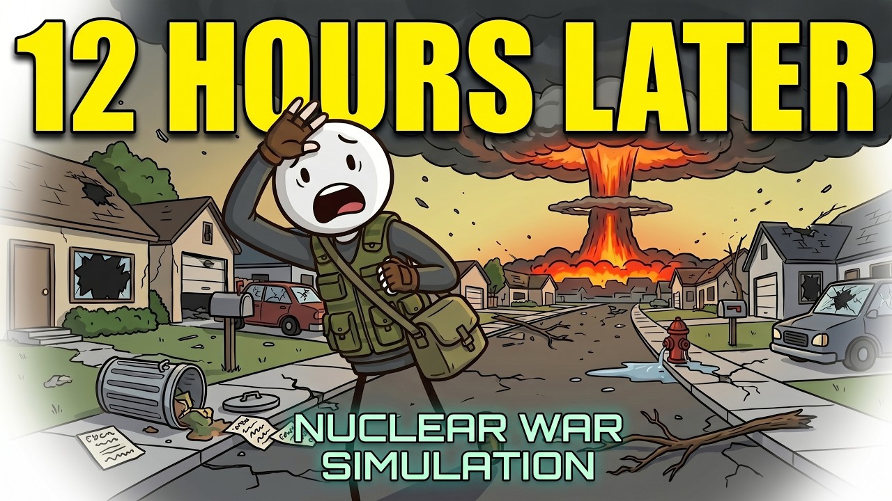 Nuclear War Simulation — What Your Suburb Looks Like 12 Hours After the First Strike