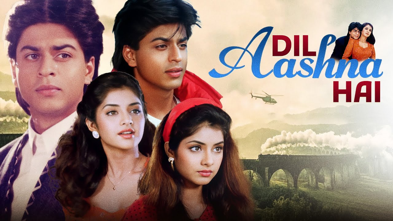 Dil Aashna Hai (1992)- Bollywood Romantic Full Movie 4K | Shah Rukh Khan,  Jeetendra,  Divya Bharti