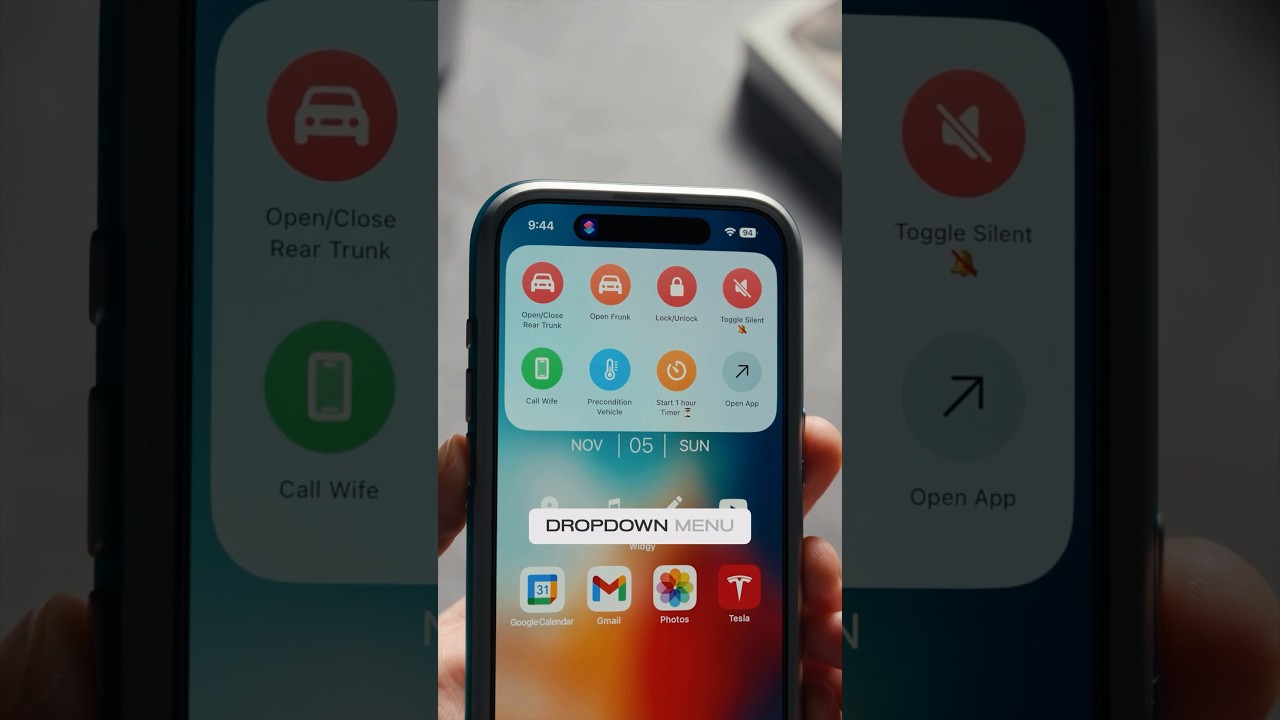 iPhone Action Button Shortcuts Menu π²