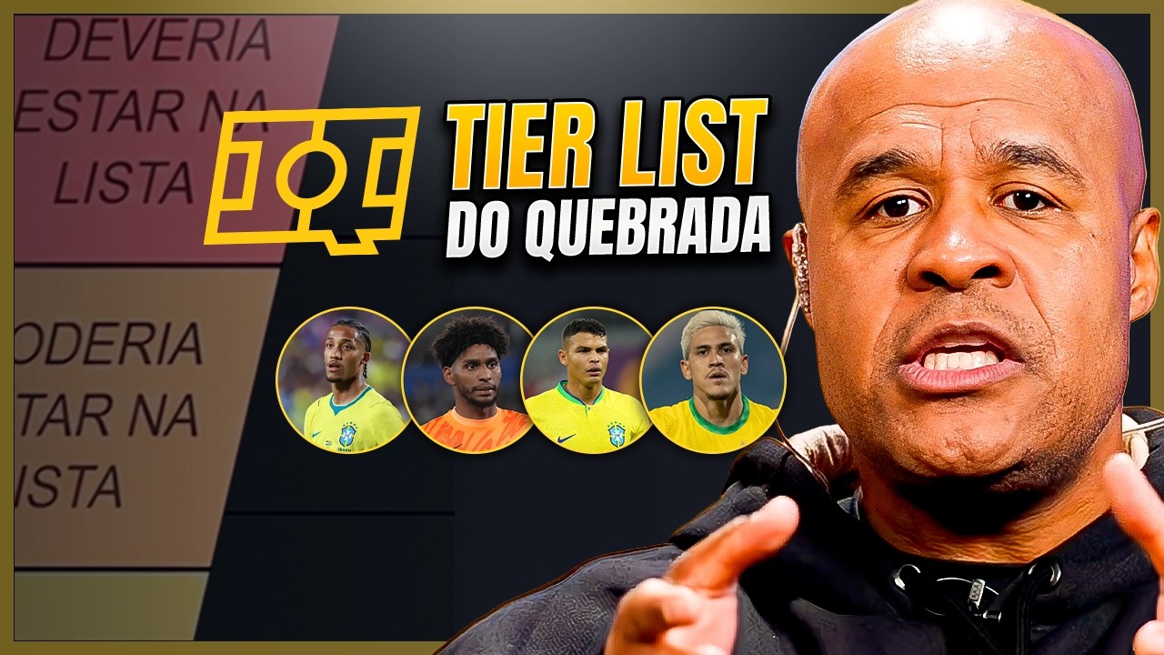 QUEM foi INJUSTIÇADO por ANCELOTTI? - TIER LIST do QUEBRADA!