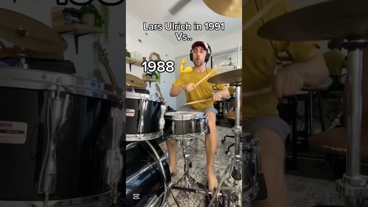 Lars Ulrich Rocks the Drums 🎸