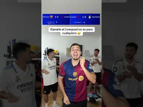 Madridistas celebran victoria sobre Liverpool con humor