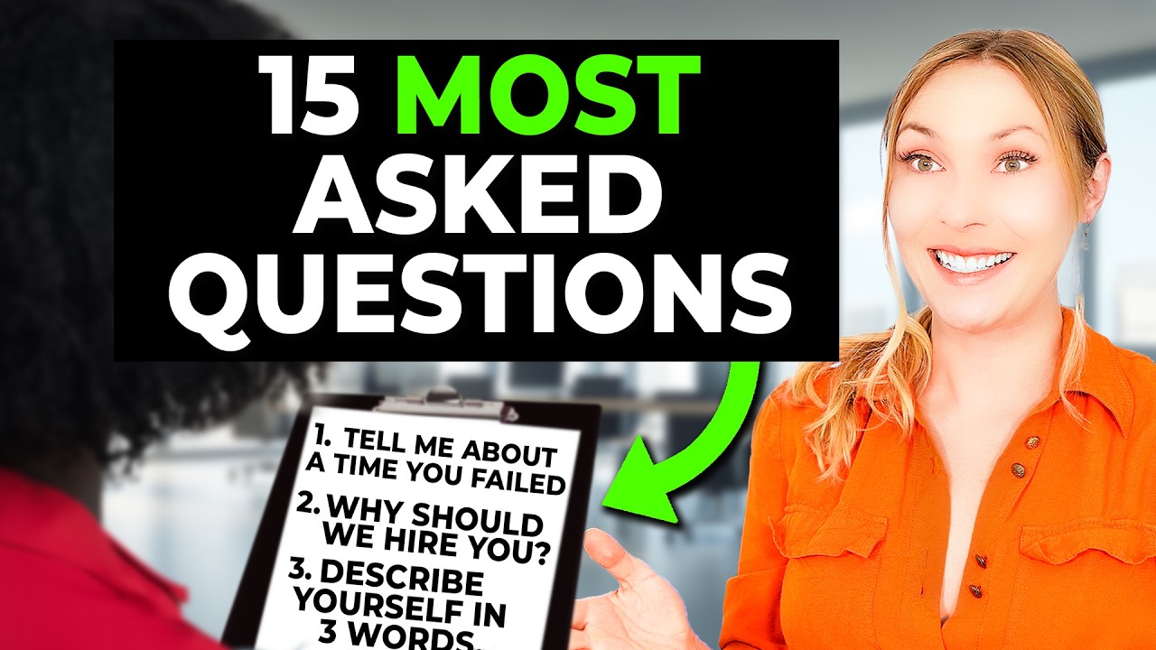 Top 15 Job Interview Questions & How to Answer Them