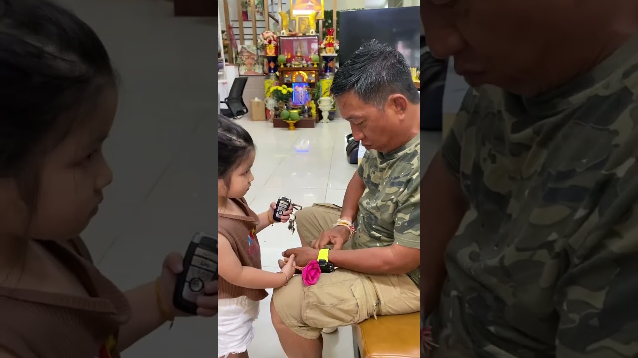 Cục vàng chia tay ông ngoại ❤️