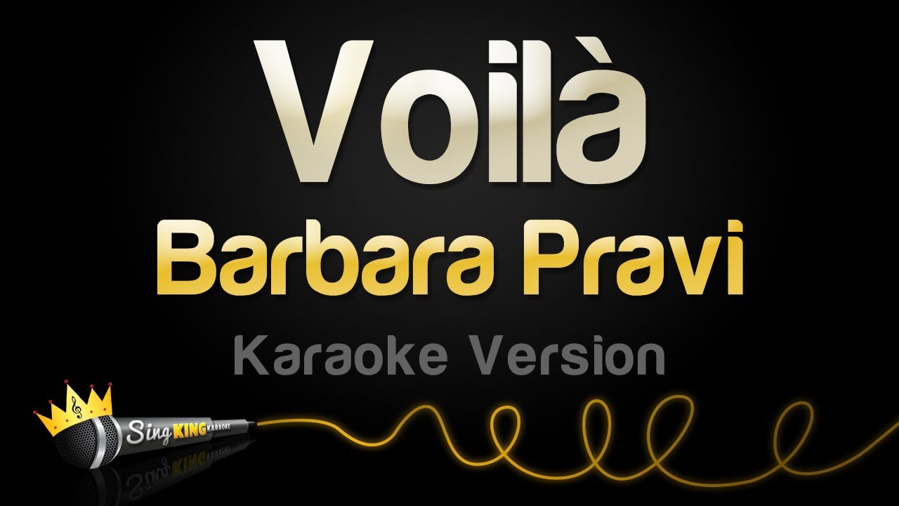 Sing Along to Barbara Pravi's 'Voilà' 🎤 | Free Karaoke Version