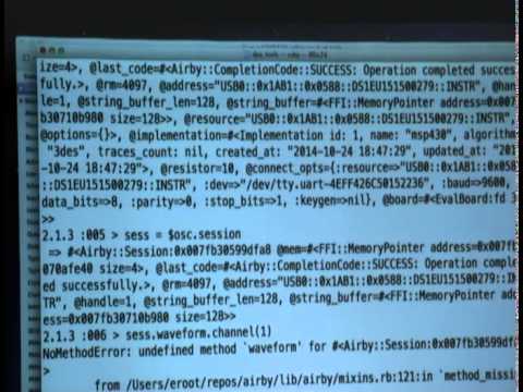 Breaking Encryption with an Oscilloscope: Power Analysis for Software Hackers