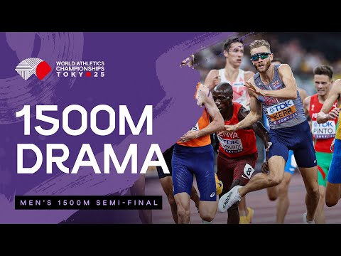 Laros comes out victorious of crowded finish in the 1500m | World Athletics Championships Tokyo 25