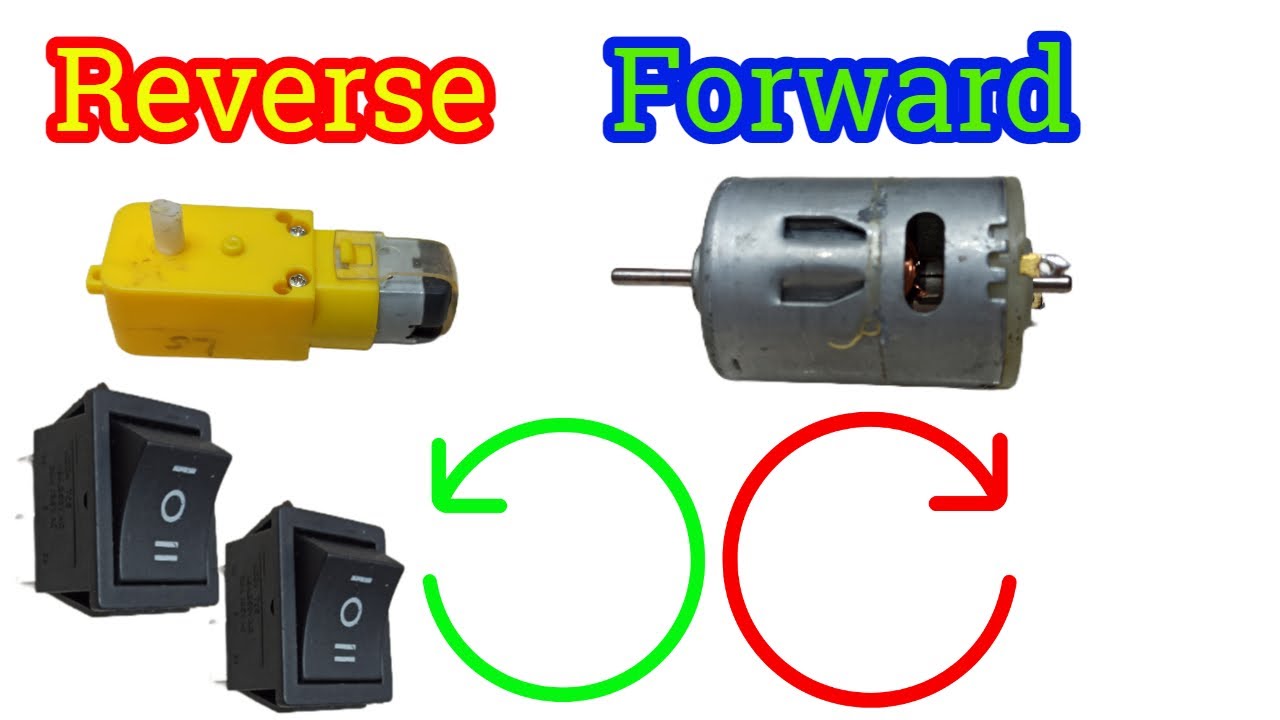 DC Motor Forward & Reverse Automatic Wiring 🔧