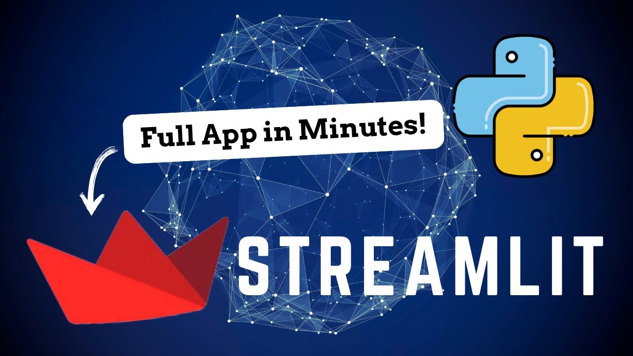 Streamlit Tutorial: Build Python Apps in less than a day