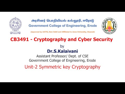 CCS | Unit-2 | Lec-10 | DES Subkey Generation Algorithm