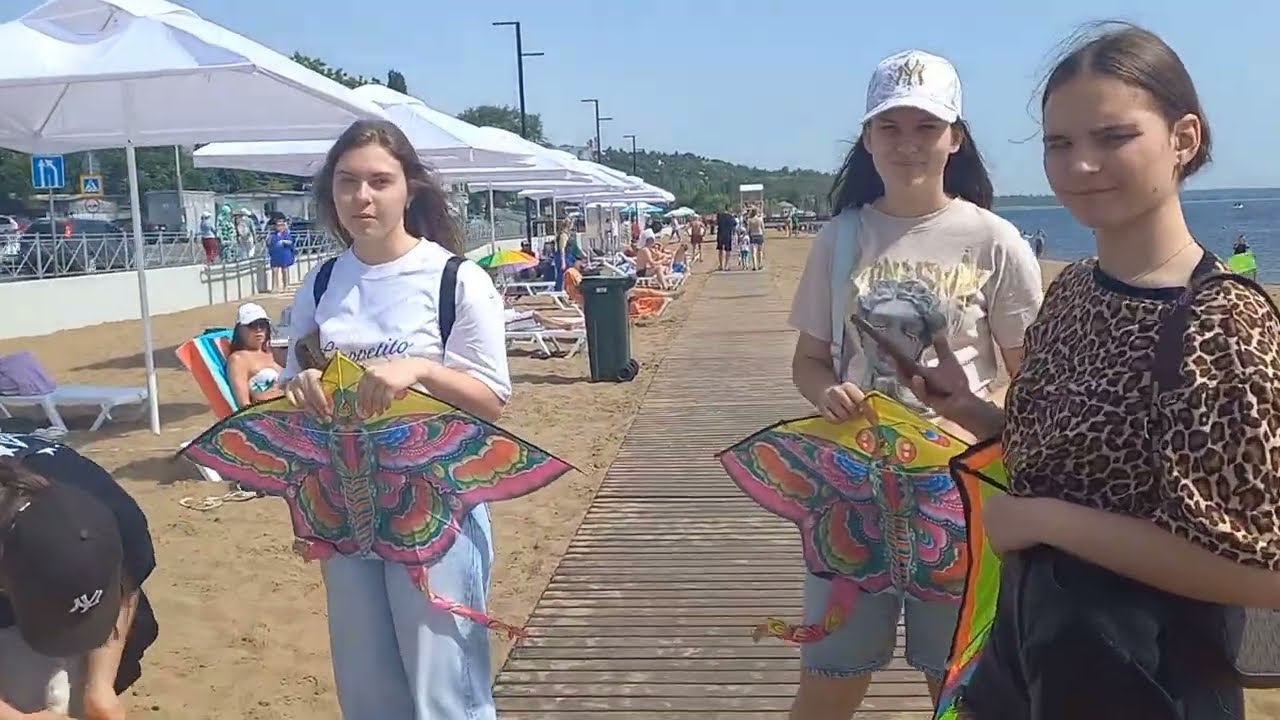 Новый пляж в Саратове 2025 года