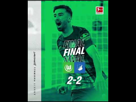 Wolsfburg 2 - 2 Hoffenheim Maç Sonucu #wolfsburg #hoffenheim #futbolligi #footballeague #keşfet #fyp