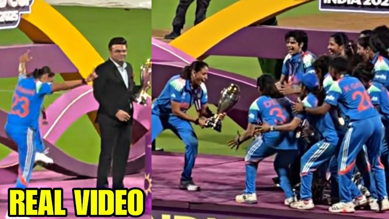 India Women's Cricket Team Celebrates 2025 World Cup Win ๐