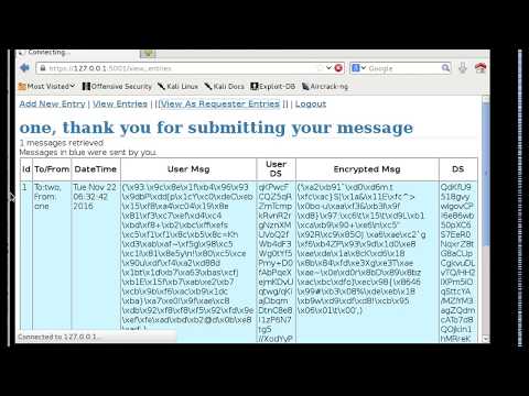 Cryptography Project - Secure Message Send