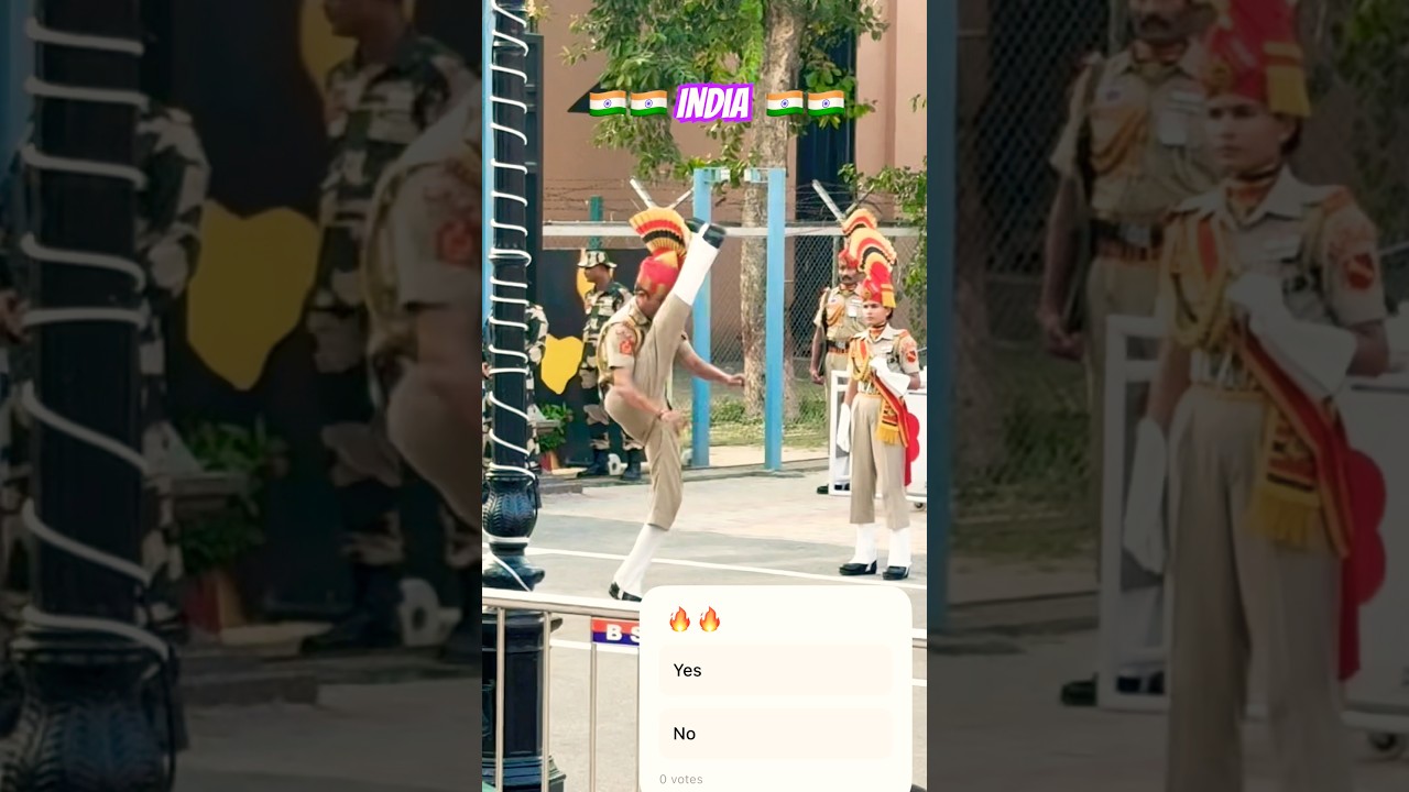 Wagah Border Parade: A Spectacle ๐ฎ๐ณ