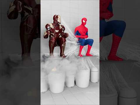 Captain America vs Ironman vs Spiderman | Toilet Challenge 16 | Marvel Animation