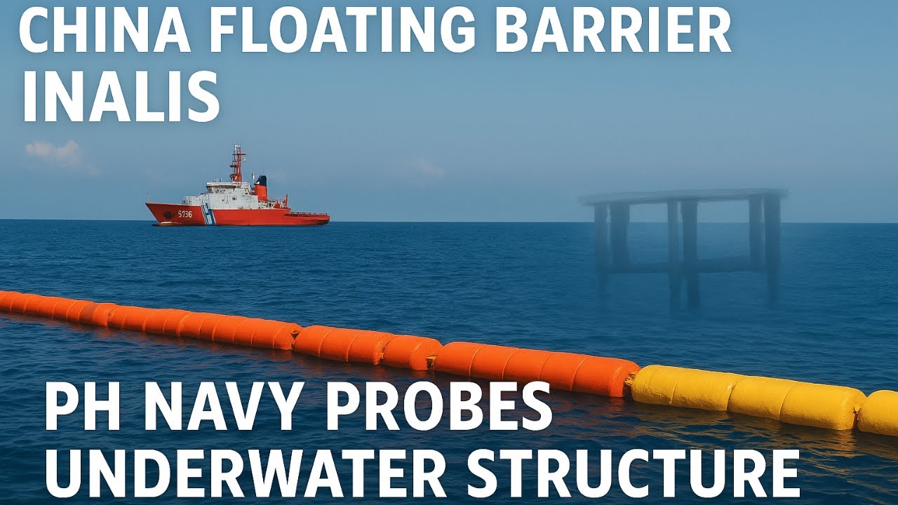 PH Navy Checks Underwater Structures at Bajo de Masinloc ๐