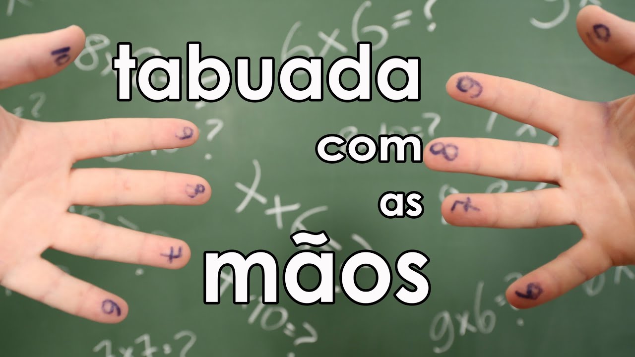 Aprenda a fazer tabuada com as mãos ✋