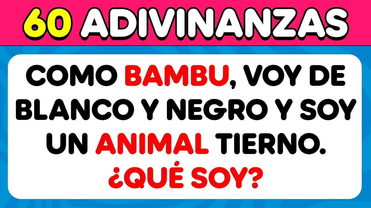 Solo un Genio Puede Resolver Estas Adivinanzas 🧠✅ Test de Inteligencia