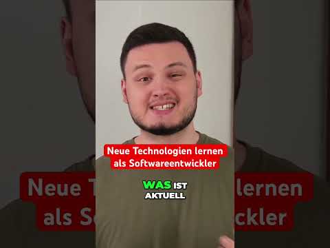Neue Technologien lernen als Softwareentwickler #programmieren #softwareentwicklung #informatik