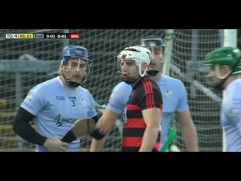 MIKE CASEY BLOCK PREVENTS DESSIE HUTCHINSON FROM SCORING GOAL - NA PIARSAIGH V BALLYGUNNER
