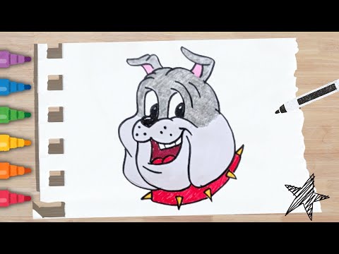 How to Draw Spike Bulldog Step by Step || Tom and Jerry