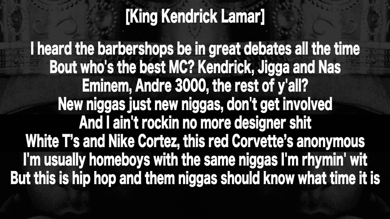 Kendrick Lamar - Control (HD Lyrics) | Exclusive Kendrick Verse Only 🎤