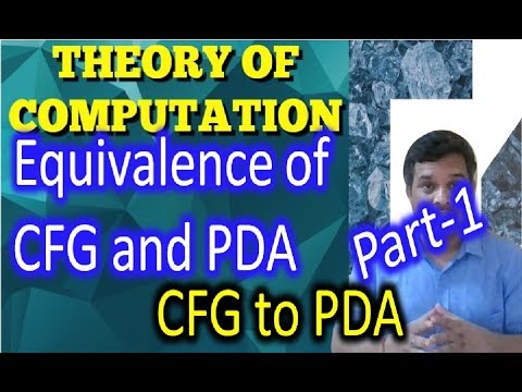 Equivalence of cfg and pda || Conversion of cfg to pda || ToC || Studies Studio