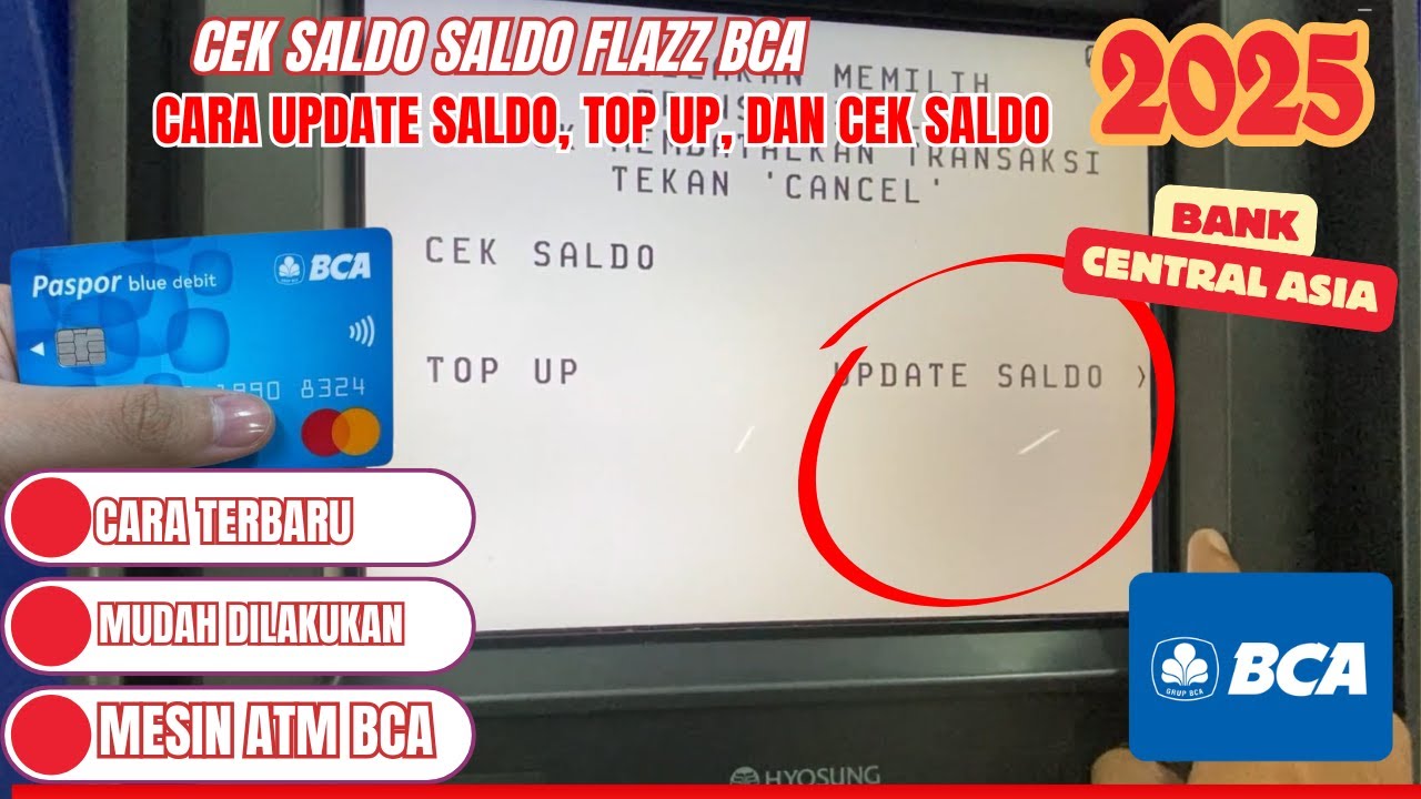 Cek Saldo & Top Up Flazz BCA di ATM 🚗