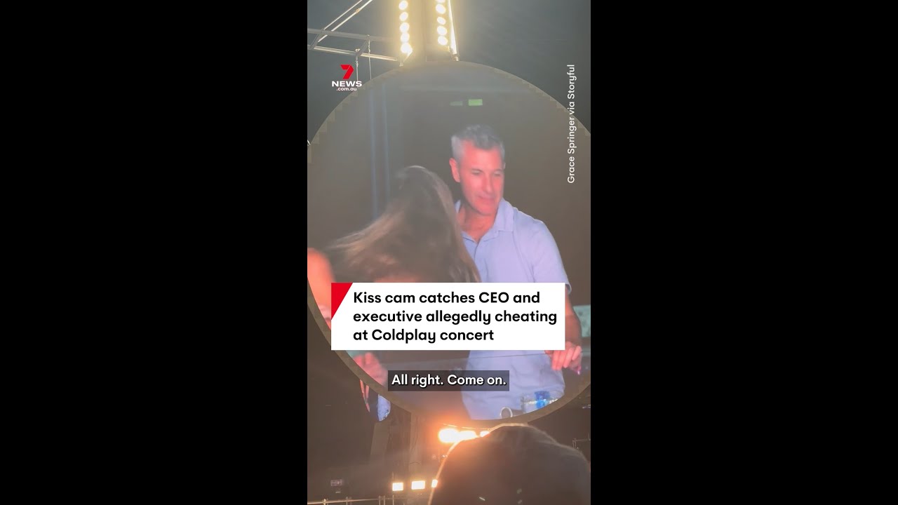 CEO and Executive Caught on Kiss Cam Allegedly Cheating at Coldplay Concert ๐ถ