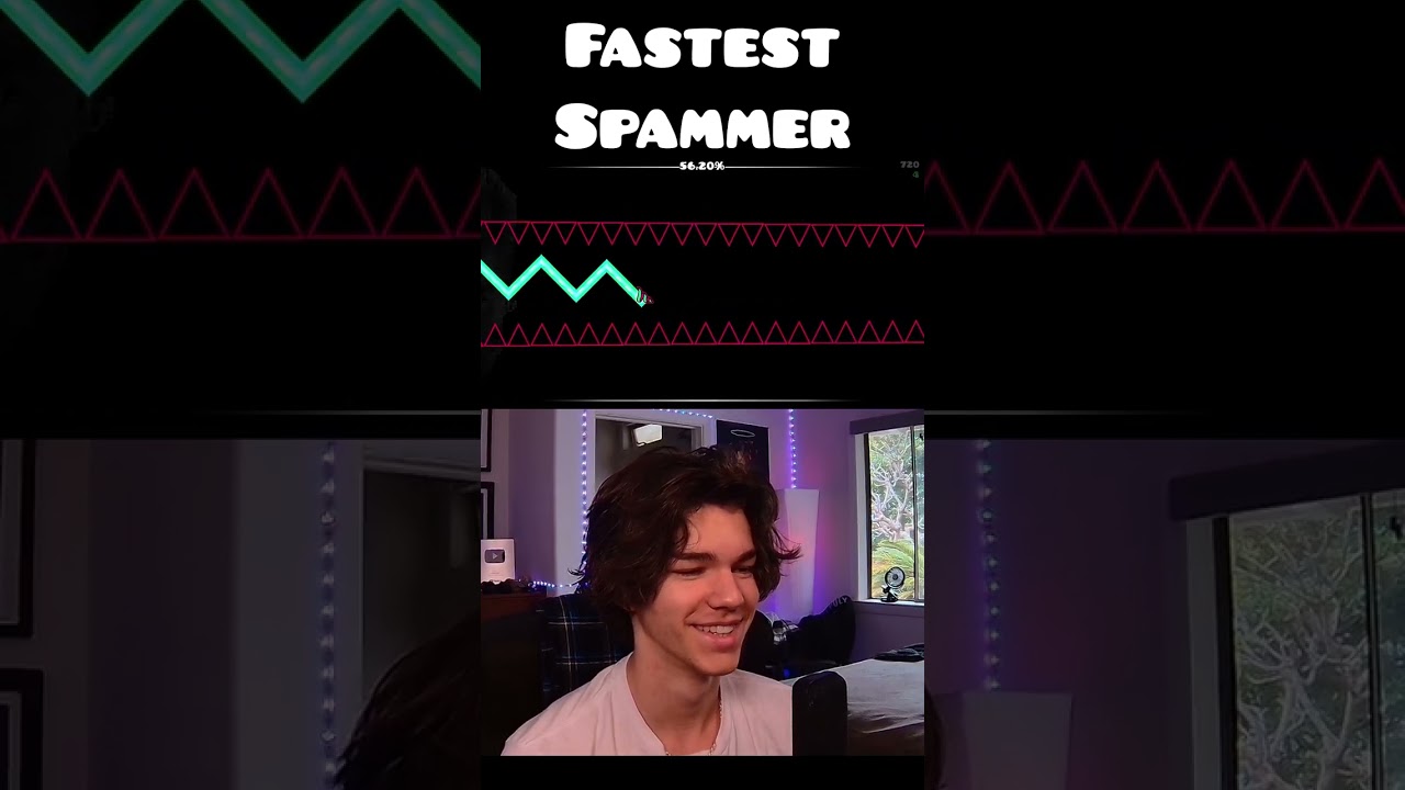 Geometry Dash World's Fastest Spam Record Achieved