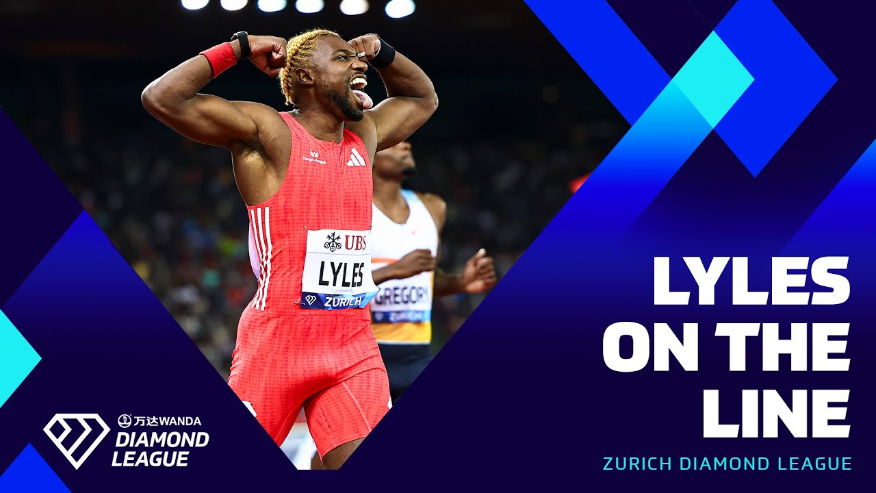 Lyles Beats Olympic Champion Tebogo to Win 200m at Wanda Diamond League 🥇