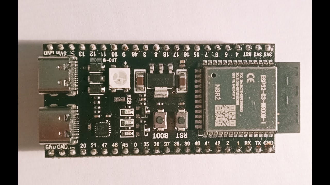 ESP32-S3 WROOM1 DEV MODULE CLONE with Arduino IDE, complete step by step  in 6 minutes!