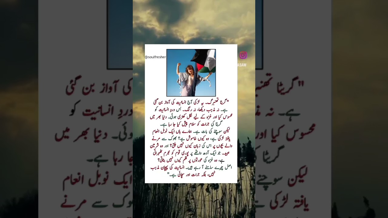 Greta Thunberg Stands Against Violence 🌍