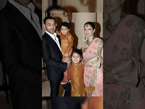 Bobby Deol with his wife Tanya Deol and Family #bobbydeol #shorts #ytshorts